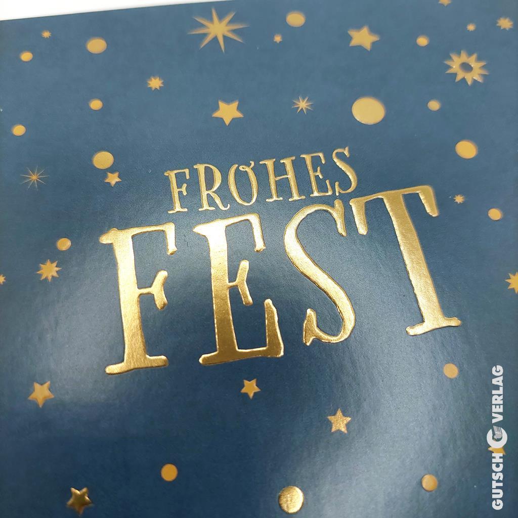 FROHES FEST Grußkarten