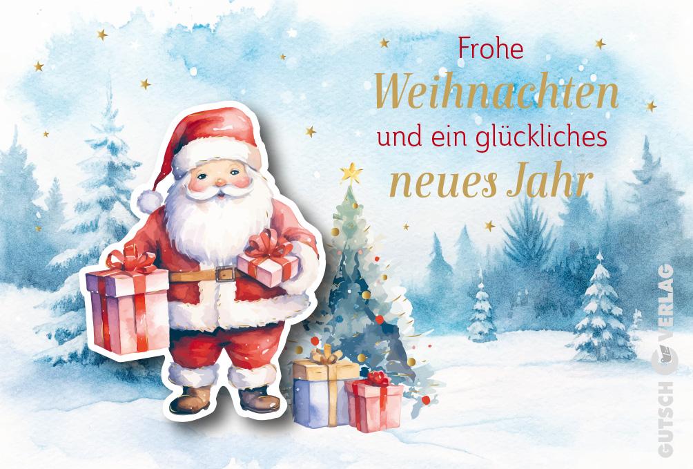 BONJOUR Weihnachten Grußkarten