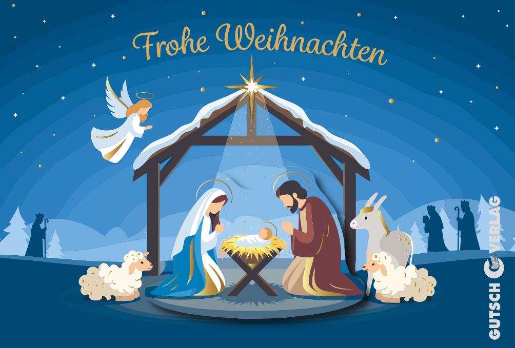 BONJOUR Weihnachten Grußkarten