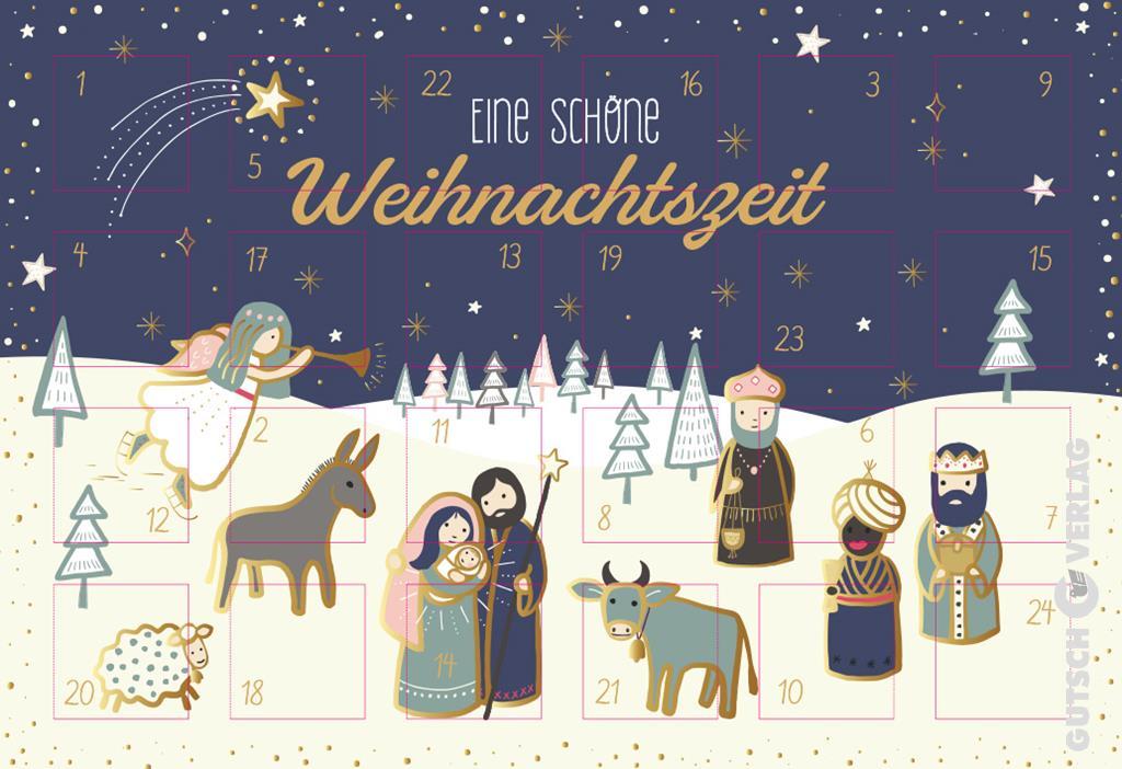 ADVENTSZAUBER Adventskalender Grußkarten