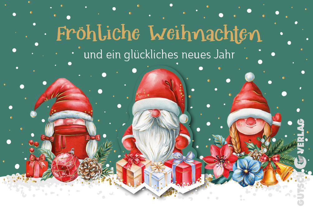 BONJOUR Weihnachten Grußkarten